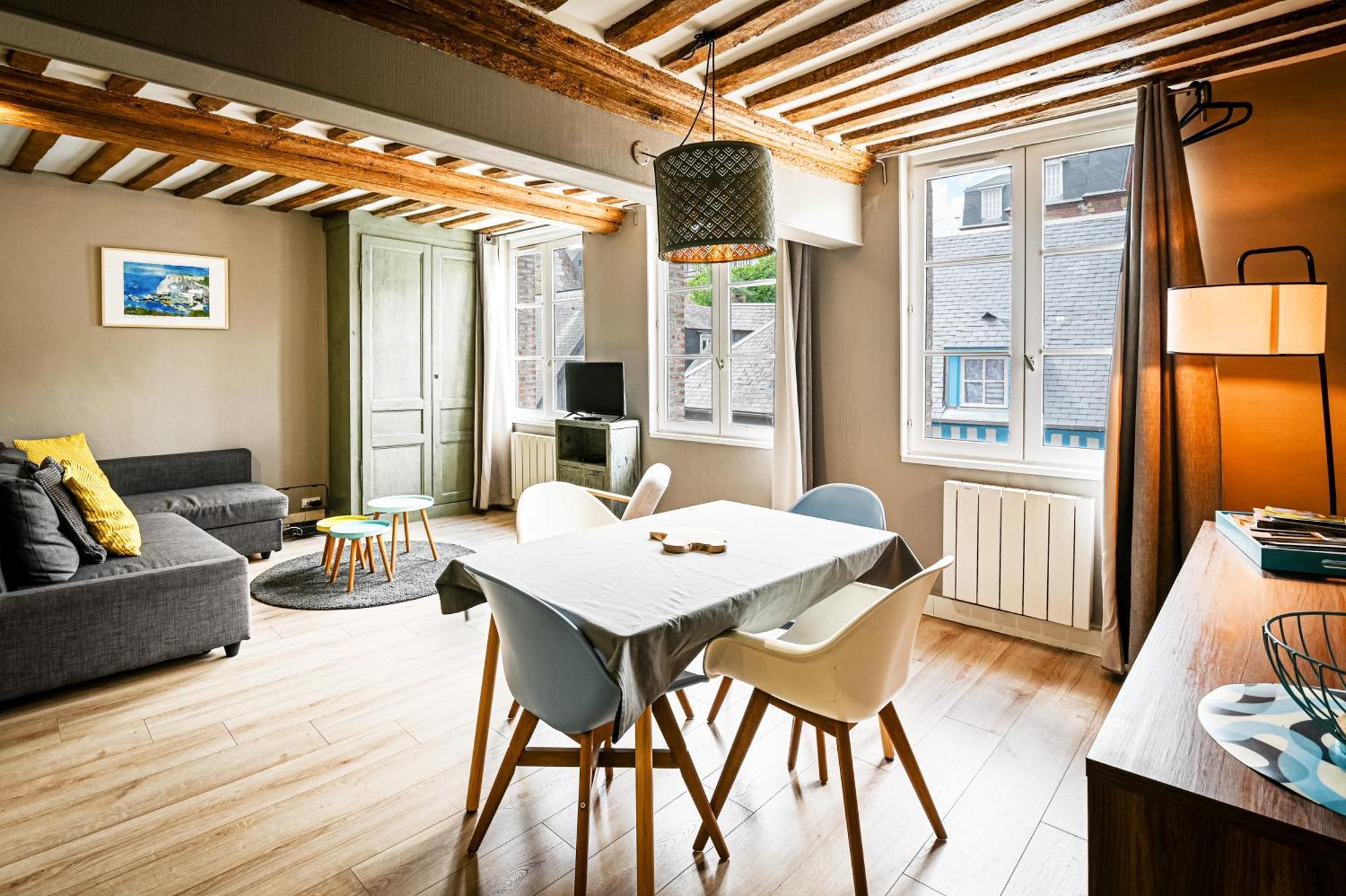 Апартаменты Cosy Loft - Plein Centre D'Онфлёр Экстерьер фото